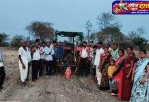 नवेगाव येथे हवामान अनुकूल तंत्रज्ञानावर प्रात्यक्षिकासह शेतकरी मार्गदर्शन सभा…